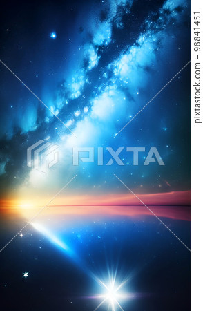 Fantastic and beautiful graphic material 98841451