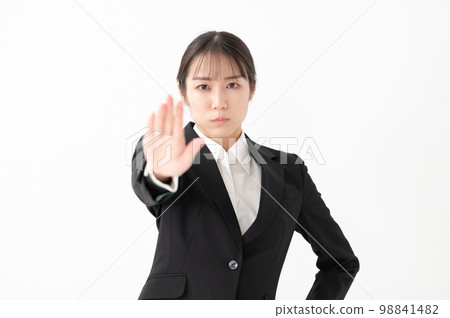 女商人西裝停止 98841482