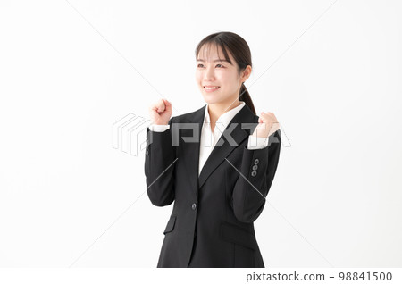 女商人西裝膽量姿勢 98841500