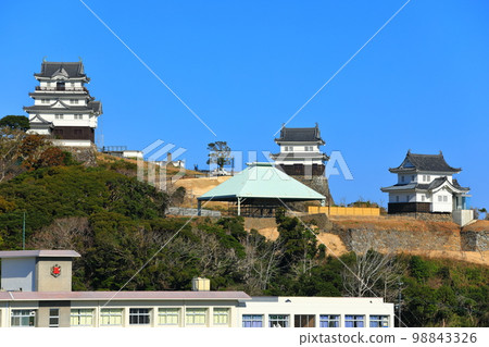 [長崎縣]晴朗天氣下的平戶城跡 98843326
