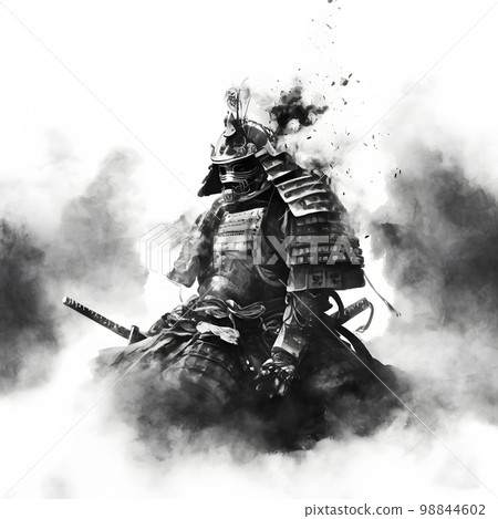 Samurai dressed in armor drawn with sumi "AI generated image" Samurai dressed in armor drawn with sumi "AI generated image" 98844602