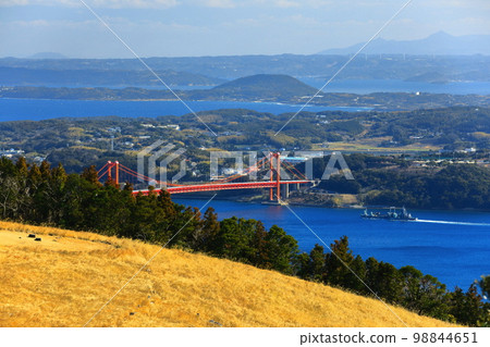 [Nagasaki Prefecture] View from Kawauchi Pass Observatory (Hirado Island) 98844651