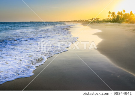 Carneiros Beach at sunset in Pernambuco, Northeastern Brazil, South America 98844941
