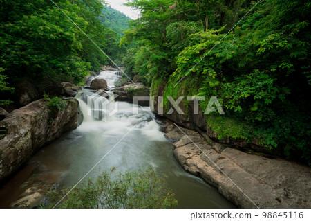 Waterfall, Landscape - Scenery, Nature, Forest, Scenics - Nature 98845116