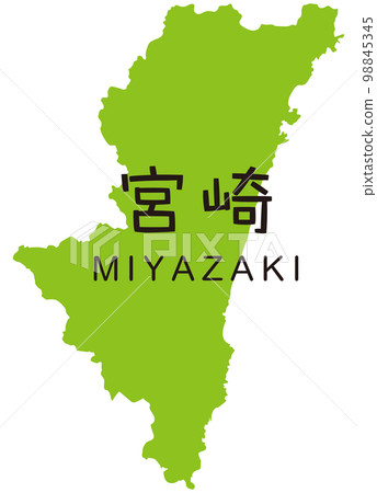 Miyazaki Miyazaki prefecture map Miyazaki Miyazaki prefecture map 98845345