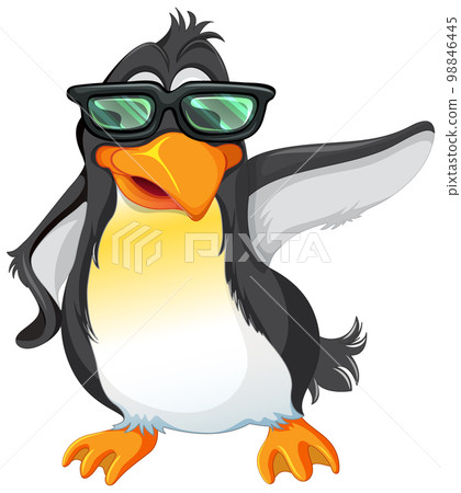 Penguin cheap in sunglasses