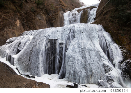 Fukuroda Falls in midwinter Fukuroda Falls in midwinter 98850534