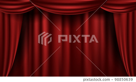 Commendation curtain (red) 98850639