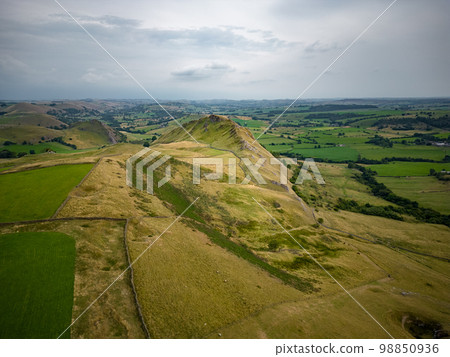 Peak District Nartional Park - aerial view at Chrome Hill Peak District Nartional Park - aerial view at Chrome Hill 98850936