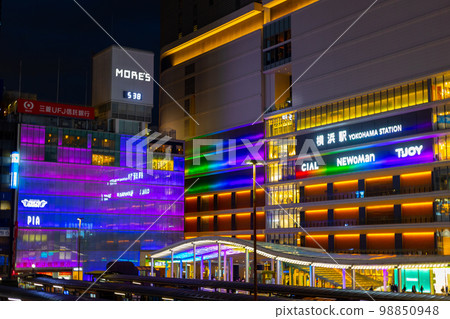 night scape, night scene, night scenery 98850948