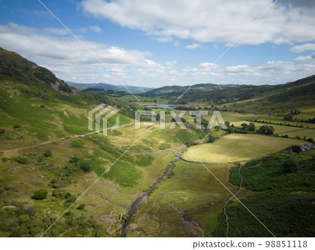 Amazing landscape of Lake District National Park Amazing landscape of Lake District National Park 98851118