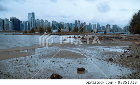 Vancouver skyline - view from Stanley Park 98851319
