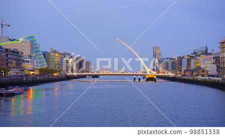 River Liffey in the city of Dublin - travel photography River Liffey in the city of Dublin - travel photography 98851338