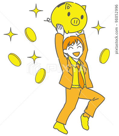 A working man who has accumulated savings 98852996