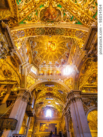 Basilica of Santa Maria Maggiore, a major church in the upper town of Bergamo, Northern Italy Basilica of Santa Maria Maggiore, a major church in the upper town of Bergamo, Northern Italy 98854564