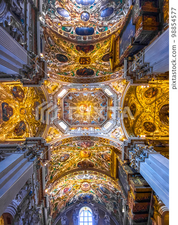 Basilica of Santa Maria Maggiore, a major church in the upper town of Bergamo, Northern Italy Basilica of Santa Maria Maggiore, a major church in the upper town of Bergamo, Northern Italy 98854577
