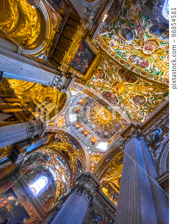 Basilica of Santa Maria Maggiore, a major church in the upper town of Bergamo, Northern Italy Basilica of Santa Maria Maggiore, a major church in the upper town of Bergamo, Northern Italy 98854581