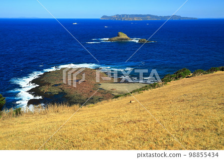 [長崎縣]生月島大尾燈塔的景色 98855434