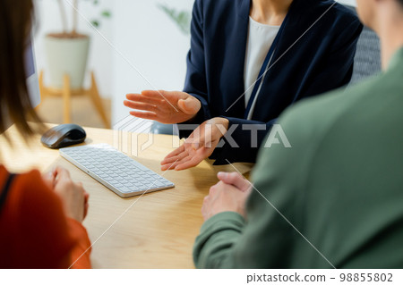 Couple consultation planning insurance 98855802