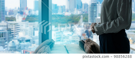 silhouette office woman silhouette office woman 98856288