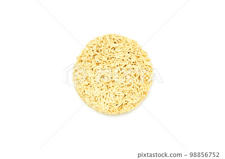 Concept of instant food, instant noodles, isolated on white background 98856752