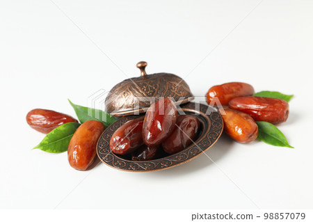 Concept of sweet and tasty food, dates 98857079