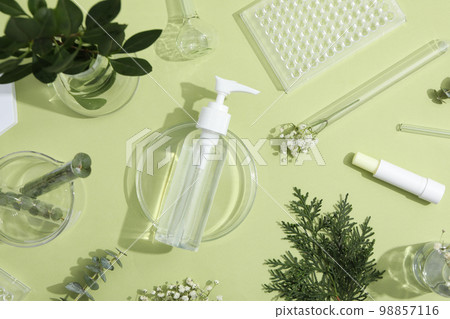 Concept of bodycare, beauty products, top view 98857116