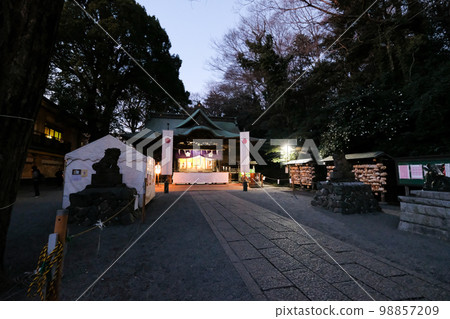 Tokyo Kunitachi City Winter Yaho Tenmangu Shrine Tokyo Kunitachi City Winter Yaho Tenmangu Shrine 98857209