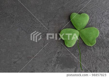 Saint Patrick Day background with clover or shamrock 98857823