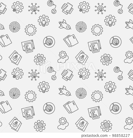 Startup minimal vector seamless pattern Startup minimal vector seamless pattern 98858227