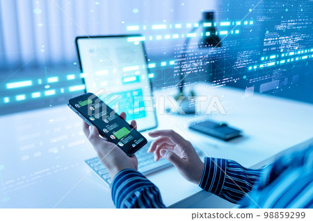 virtual hologram 98859299