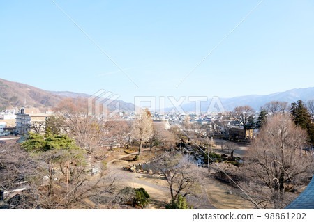 Southeast side view 2 from Takashima Castle Ruins Southeast side view 2 from Takashima Castle Ruins 98861202