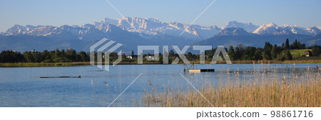 Wetzikon in spring, Zurich Canton. 98861716