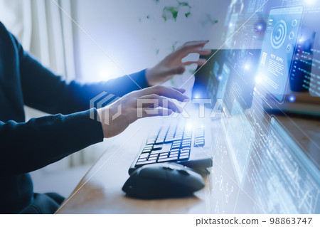 未來 鍵盤 男人 98863747