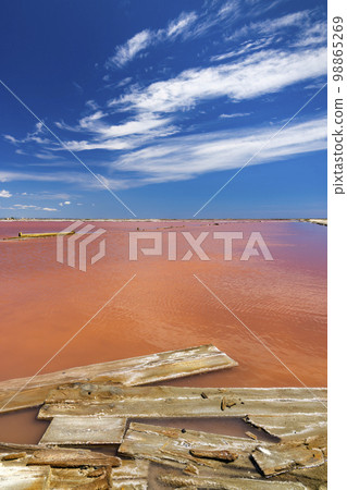Salin de Giraud in Camargue region, Provence, France Salin de Giraud in Camargue region, Provence, France 98865269