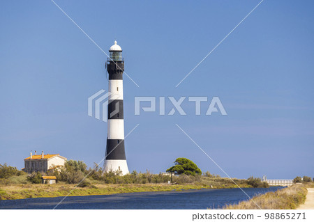 lighthouse Faraman, Salin de Giraud, Provence-Alpes-Cote d'Azur, France 98865271
