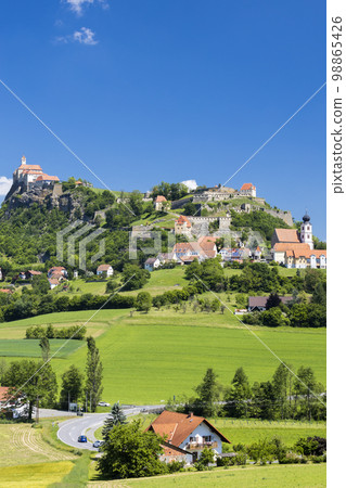 Town Riegersburk in Styria, Austria 98865426