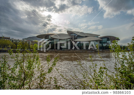 Panorama with Fantastic House of Justice Panorama with Fantastic House of Justice 98866103