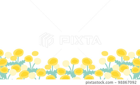 蒲公英盛開的田野 (16:9) 98867092