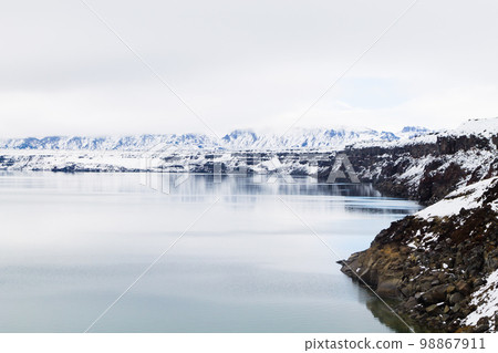 Oskjuvatn lake at Askja, central Iceland landmark Oskjuvatn lake at Askja, central Iceland landmark 98867911