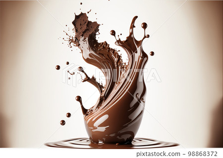 chocolate splash milk liquid sweets sweet chocolate splash milk liquid sweets sweet 98868372