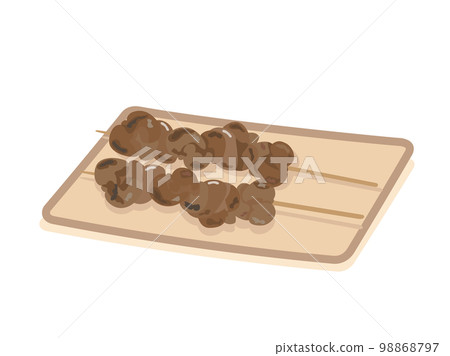Illustration inspired by grilled eel liver Illustration inspired by grilled eel liver 98868797