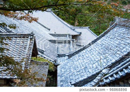 寺廟的瓦屋頂 98868898