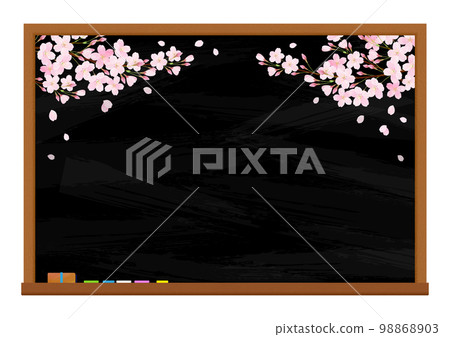 黑板上的櫻花櫻花入口入口畢業畢業 98868903
