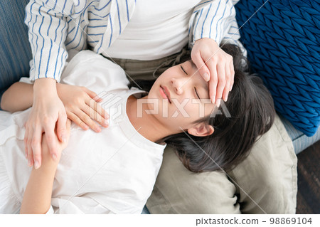 Poor physical condition Fever parent and child Poor physical condition Fever parent and child 98869104