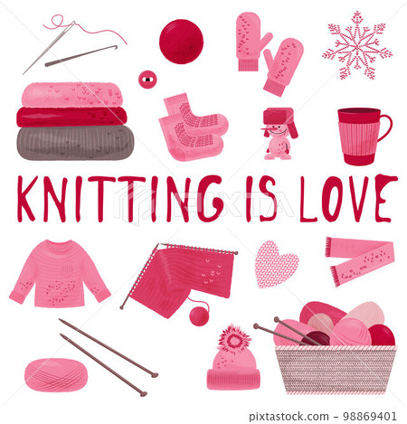 Knitting is love Knitting is love 98869401