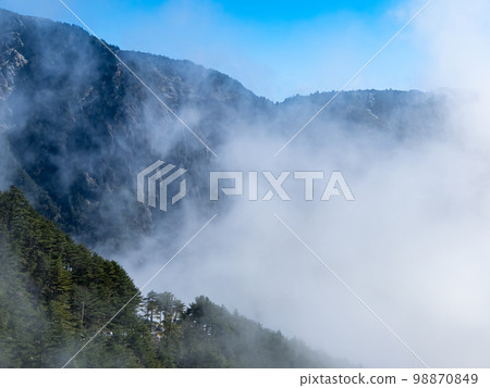 Landscape of Southern Cross-Island Highway in Taitung, Taiwan. 98870849