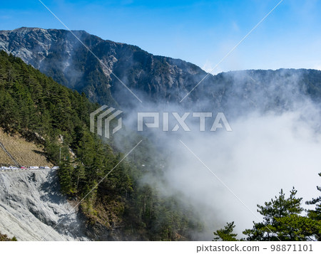 Landscape of Southern Cross-Island Highway in Taitung, Taiwan. 98871101