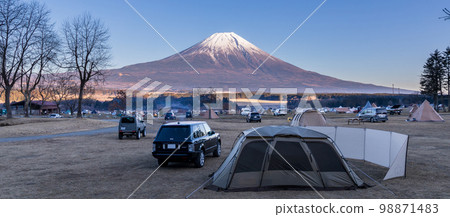 "Shizuoka Prefecture" Mt.Fuji view auto campsite Fumotoppara campsite 98871483