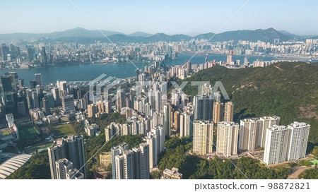 28 Jan 2023 the residential area at Jardine, Hong Kong 28 Jan 2023 the residential area at Jardine, Hong Kong 98872821
